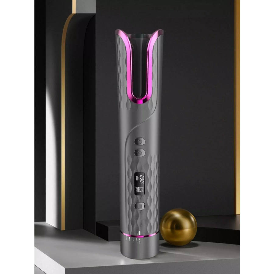 Automatic Rotating Ceramic Hair Curling Iron Apparel and Accessories