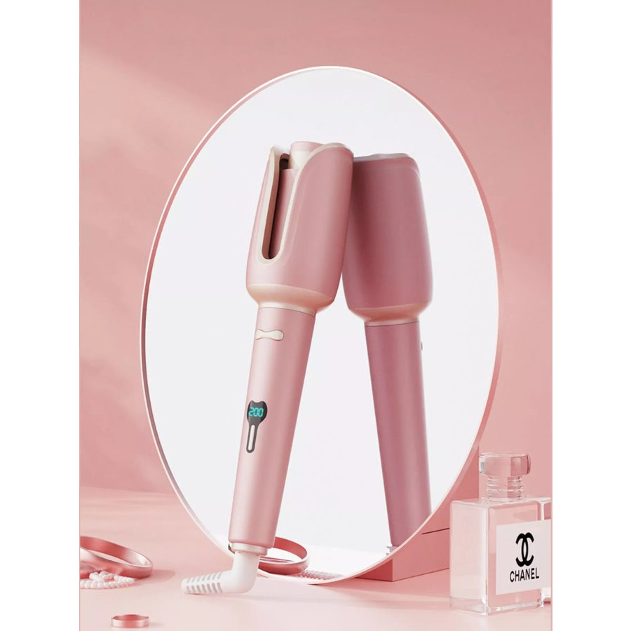 Automatic Rotating Ceramic Hair Curling Iron Blush Pink / European plug Apparel and Accessories