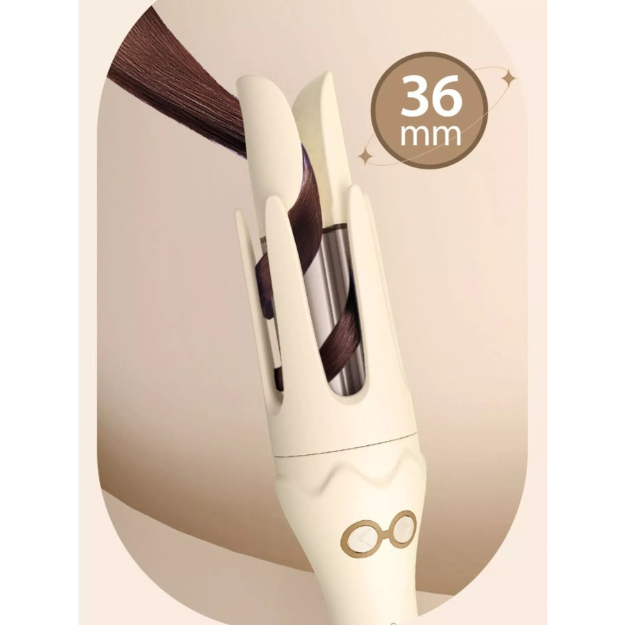 Automatic Rotating Ceramic Hair Curling Iron Beige / European plug Apparel and Accessories