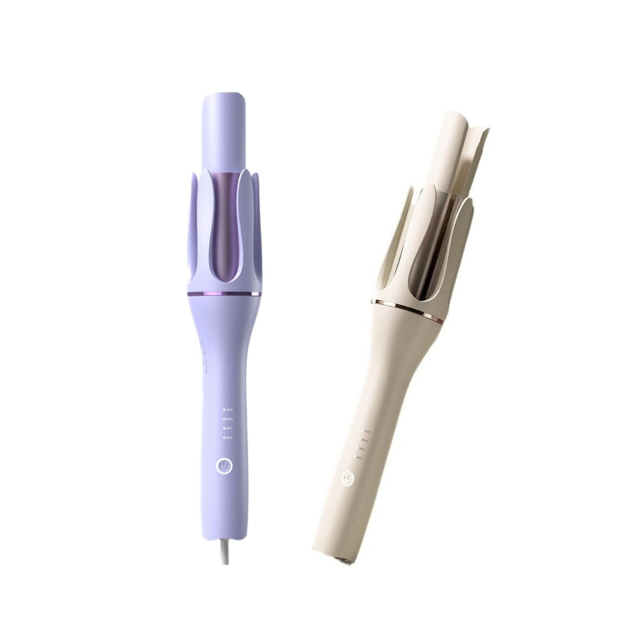 Automatic Rotating Ceramic Hair Curling Iron Beige / European plug Apparel and Accessories