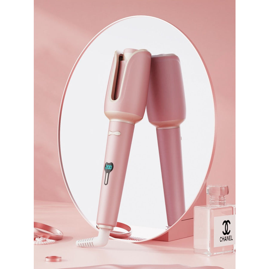 Automatic Rotating Ceramic Hair Curling Iron Dusty Pink / North American plug Apparel and Accessories