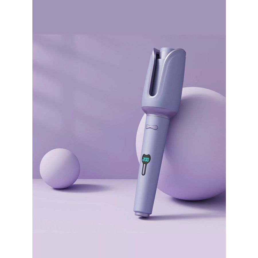 Automatic Rotating Ceramic Hair Curling Iron Lavender / European plug Apparel and Accessories