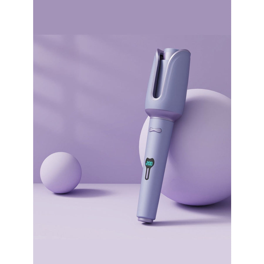 Automatic Rotating Ceramic Hair Curling Iron Lavender / North American plug Apparel and Accessories