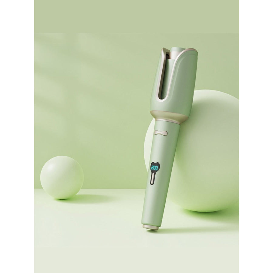 Automatic Rotating Ceramic Hair Curling Iron Light Green / North American plug Apparel and Accessories