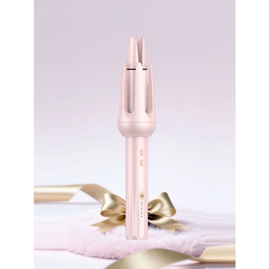 Automatic Rotating Ceramic Hair Curling Iron Pink / European plug Apparel and Accessories
