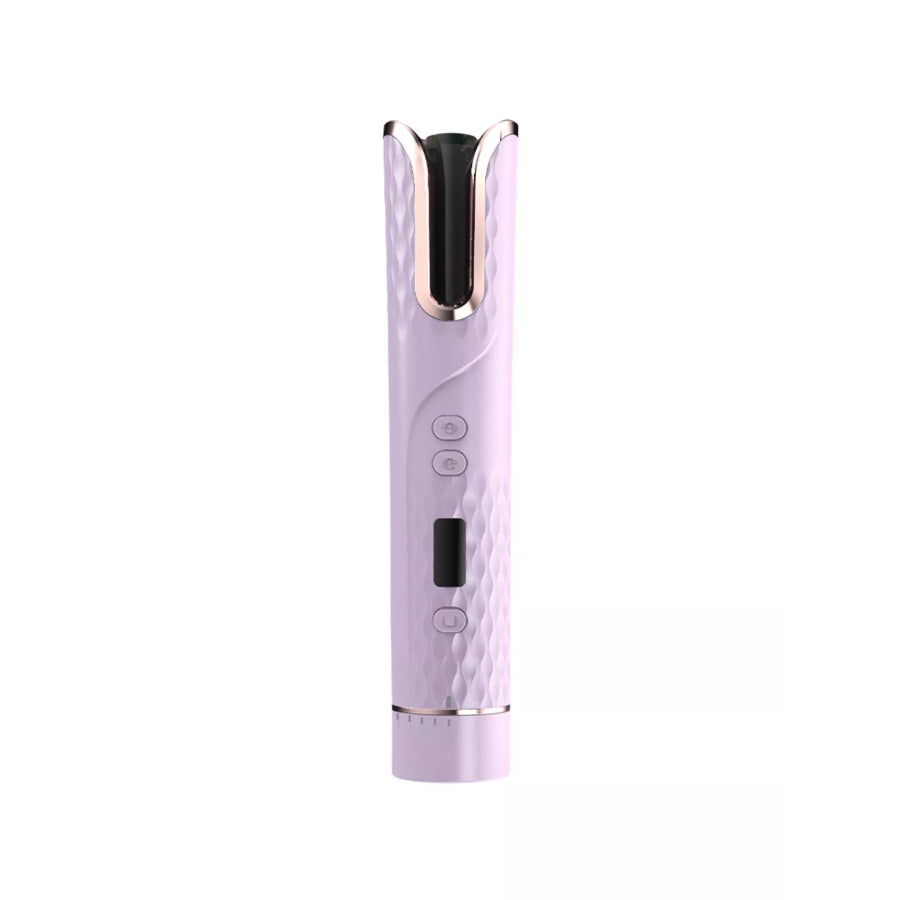 Automatic Rotating Ceramic Hair Curling Iron Purple / One Size Apparel and Accessories