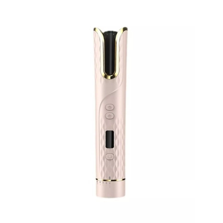 Automatic Rotating Ceramic Hair Curling Iron Watermelon pink / One Size Apparel and Accessories