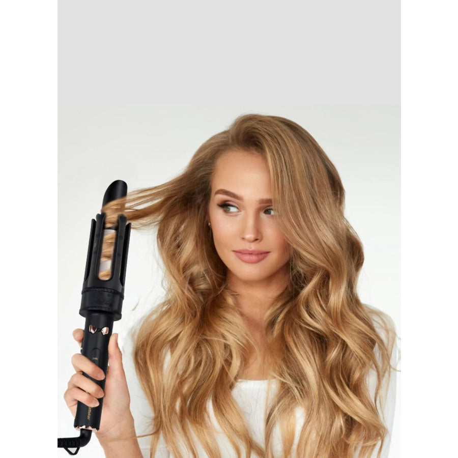 Automatic Rotating Curling Iron Black / European plug Apparel and Accessories