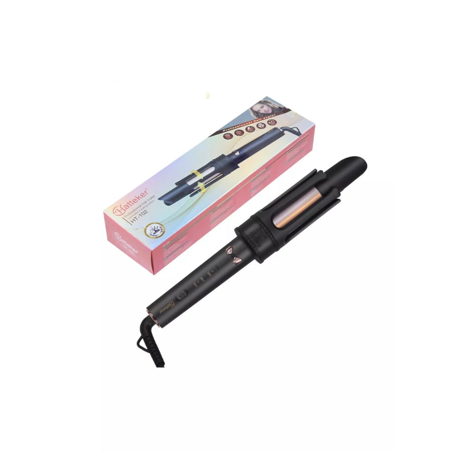 Automatic Rotating Curling Iron Black / European plug Apparel and Accessories