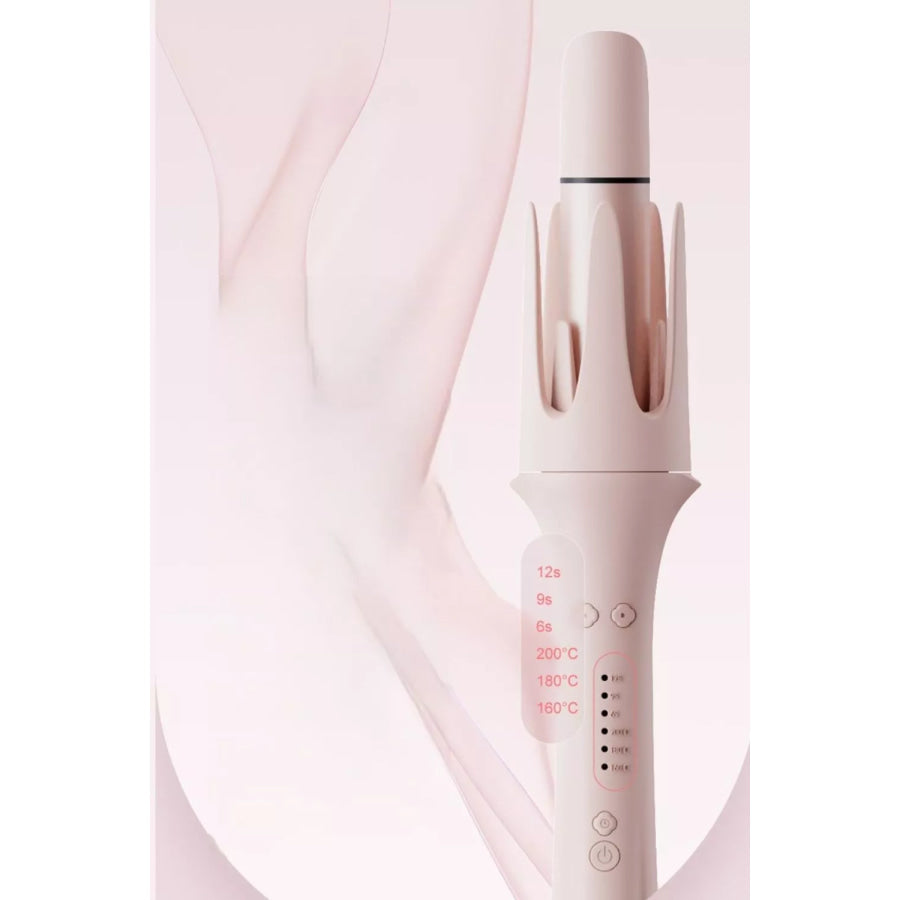 Automatic Rotating Curling Iron Blush Pink / European plug Apparel and Accessories