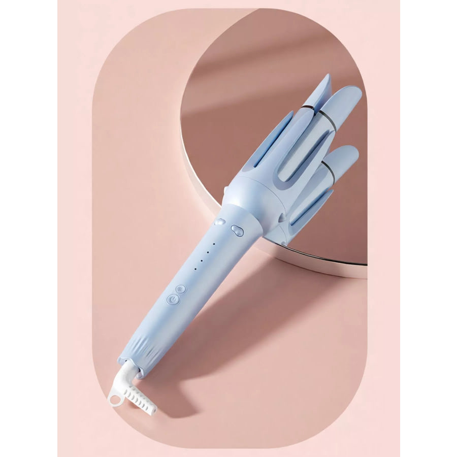 Automatic Rotating Hair Curling Iron Light Blue / European plug Apparel and Accessories