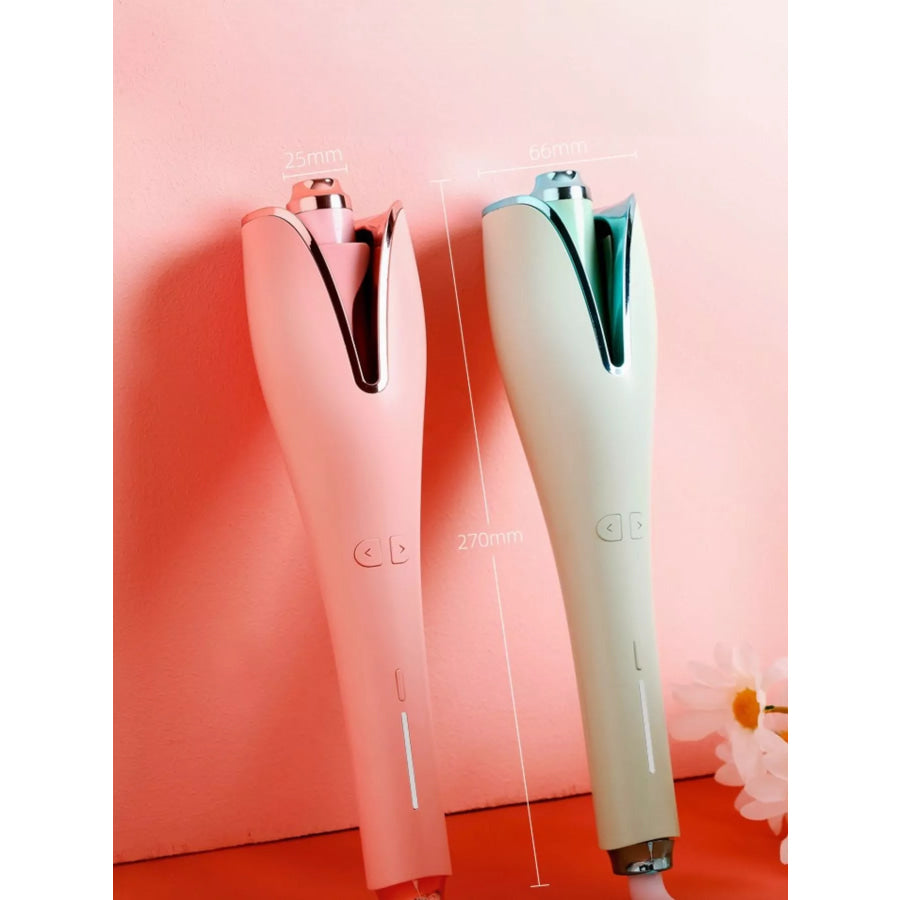 Automatic Rotating Hair Curling Iron Sage / European plug Apparel and Accessories