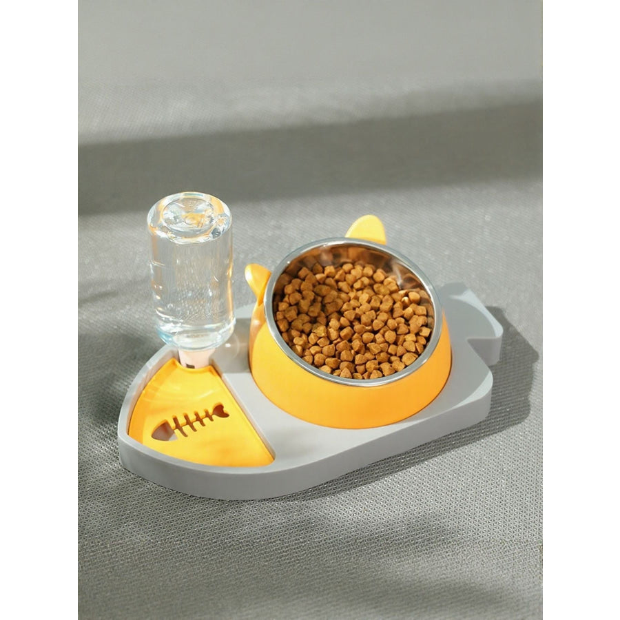 Automatic Water Refill Pet Bowl Gray / One Size Apparel and Accessories