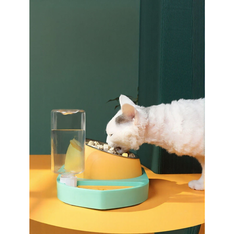 Automatic Water Refill Pet Bowl Green / One Size Apparel and Accessories