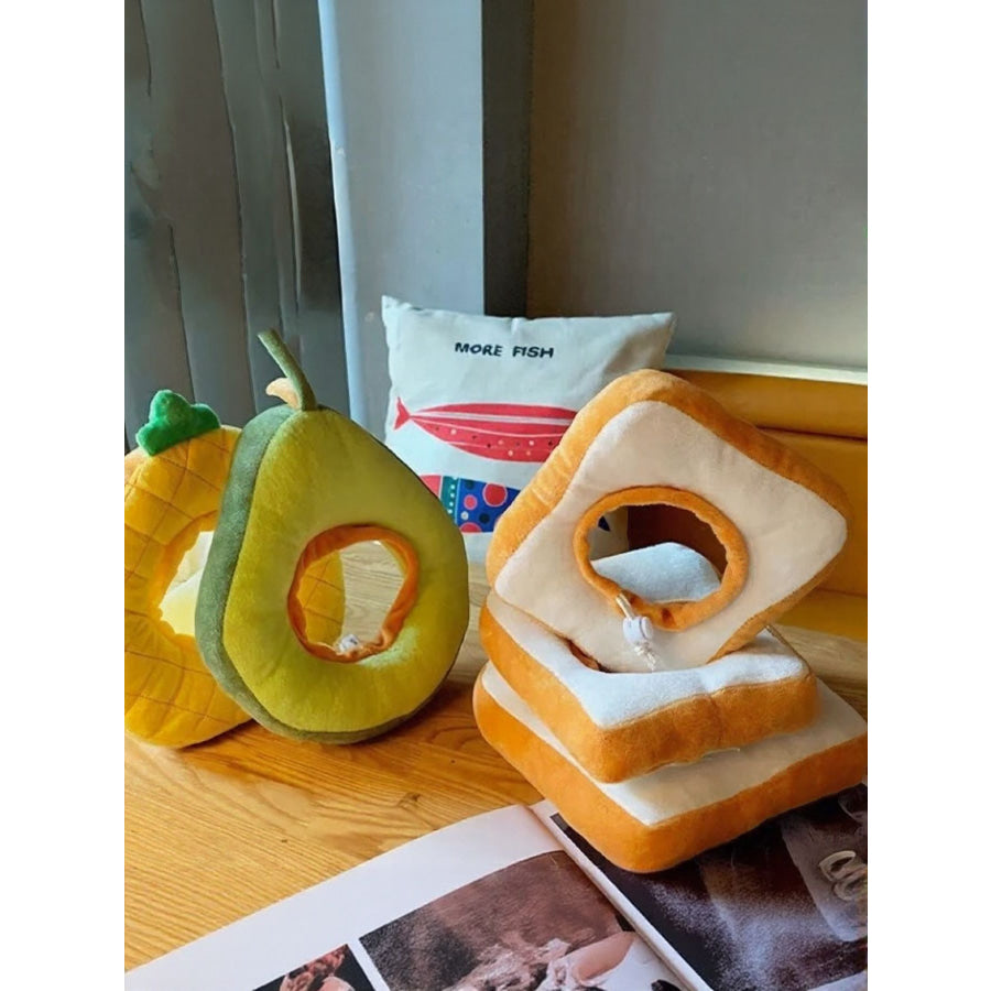 Avocado & Toast Shape Pet Collars Avocado Collar / S Apparel and Accessories