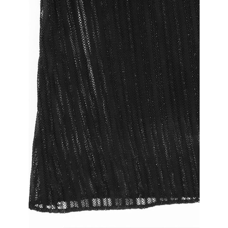 Backless Long Sleeve Mini Dress Apparel and Accessories