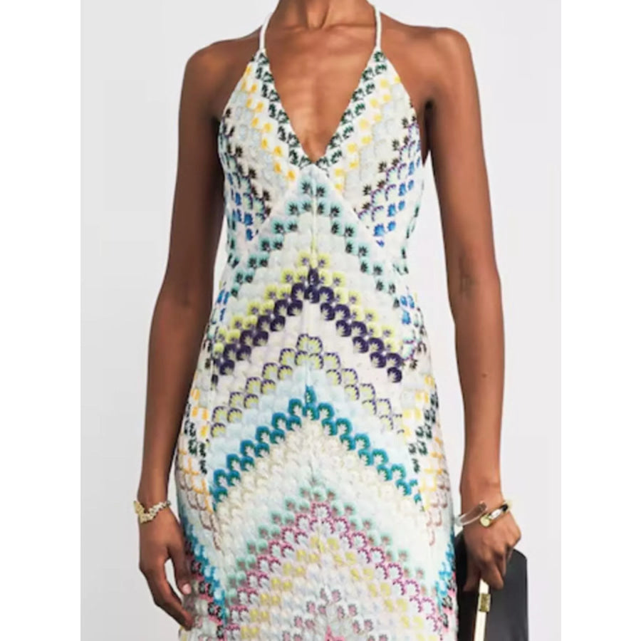 Backless Spaghetti Strap Maxi Dress Apparel and Accessories