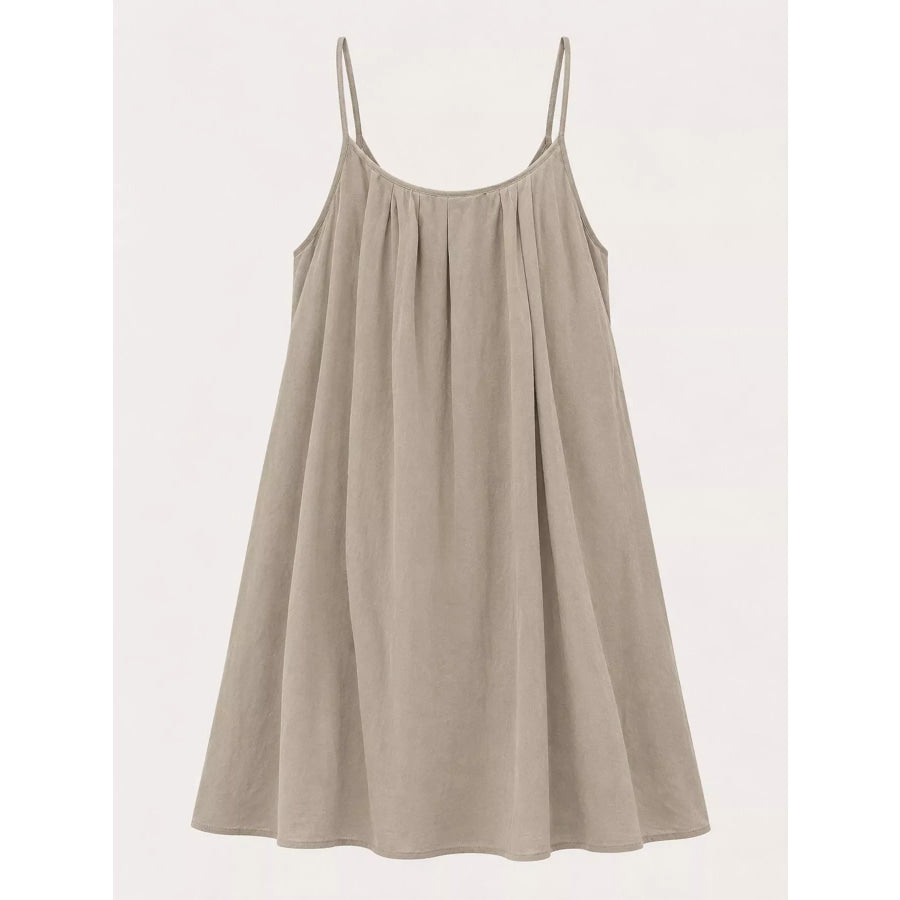 Backless Spaghetti Strap Mini Dress Apparel and Accessories