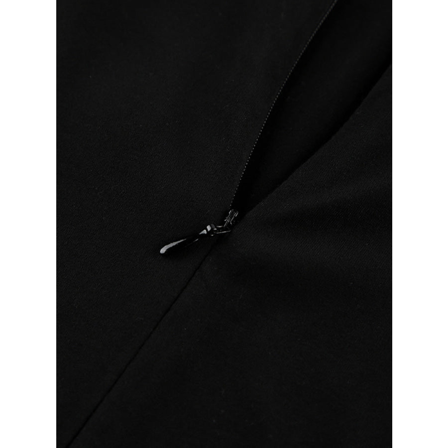 Backless Turtleneck Long Sleeve Bodycon Maxi Dress Apparel and Accessories
