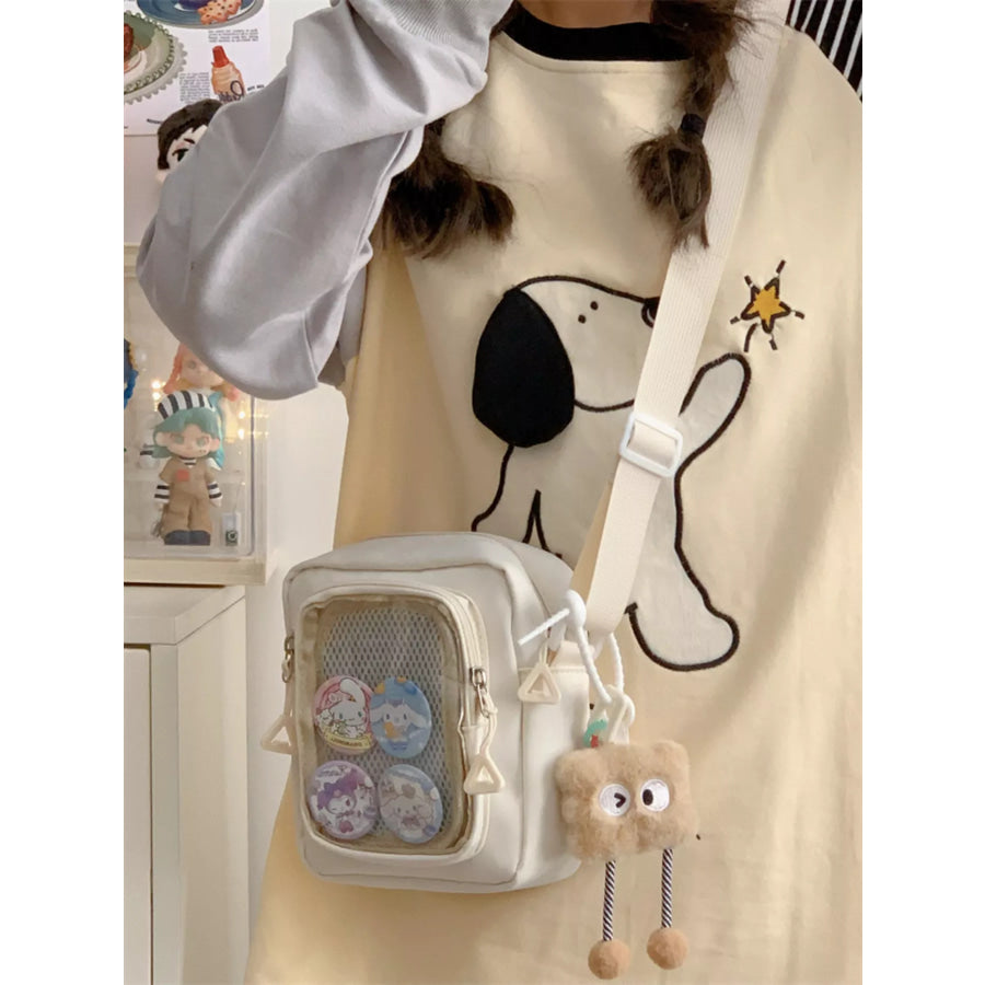 Badge Display Crossbody Bag Apparel and Accessories