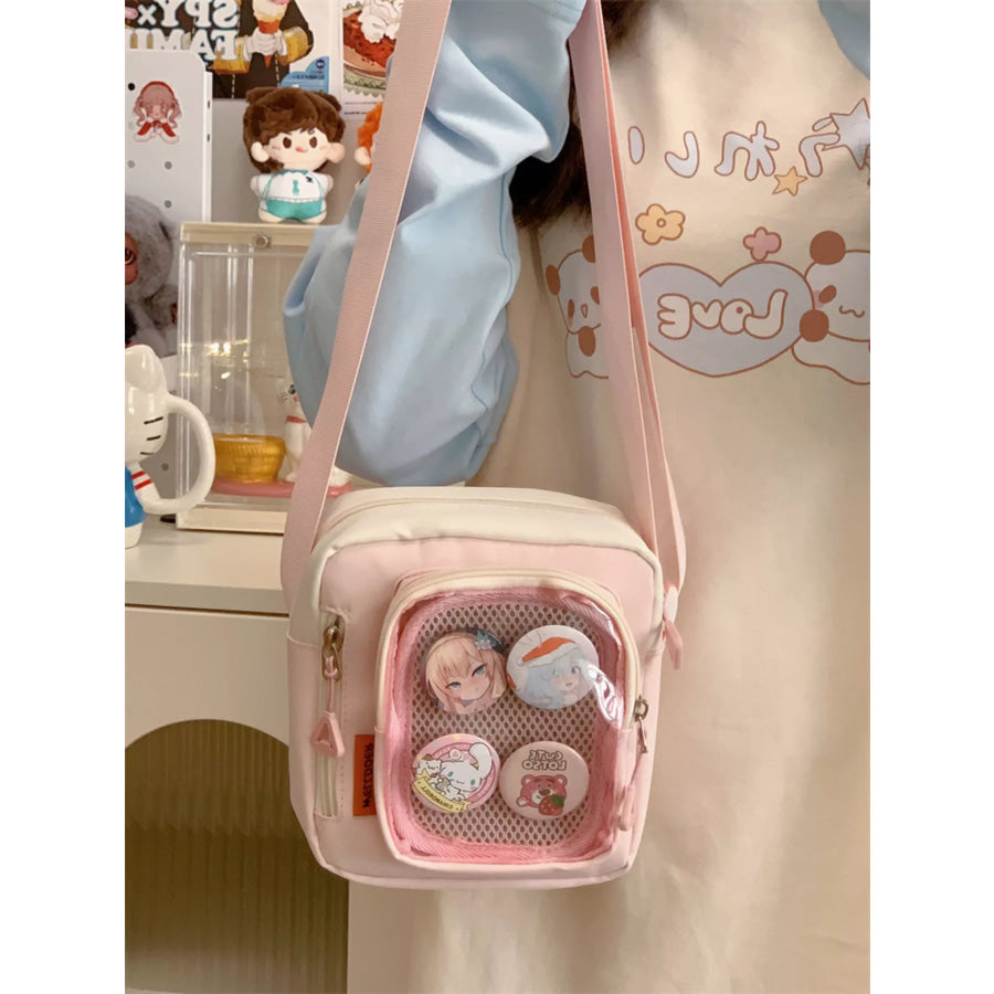 Badge Display Crossbody Bag Apparel and Accessories