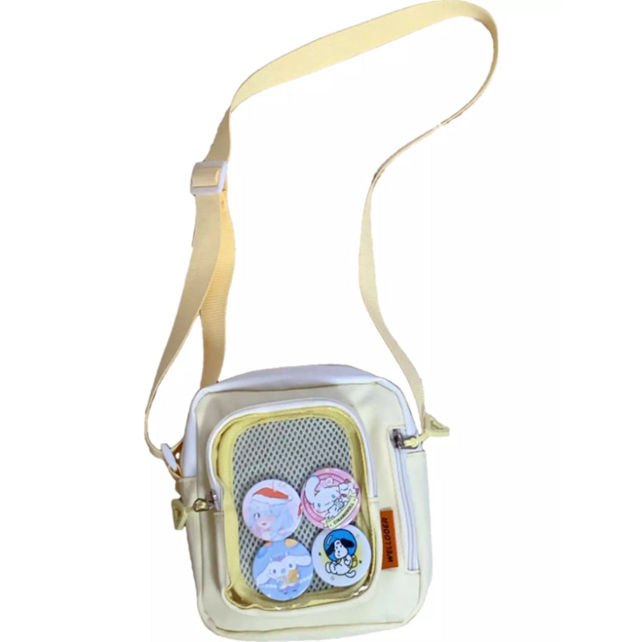 Badge Display Crossbody Bag Apparel and Accessories