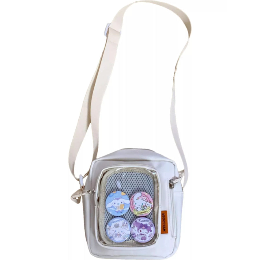 Badge Display Crossbody Bag Apparel and Accessories
