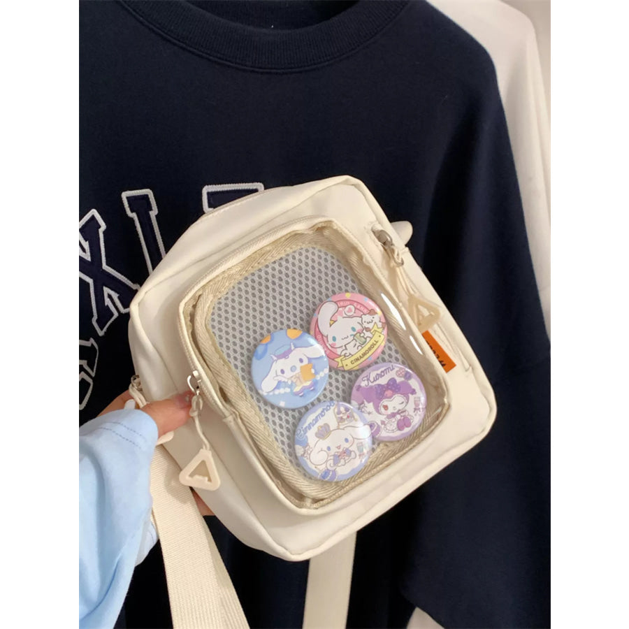 Badge Display Crossbody Bag Apparel and Accessories