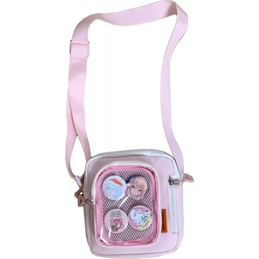 Badge Display Crossbody Bag Apparel and Accessories