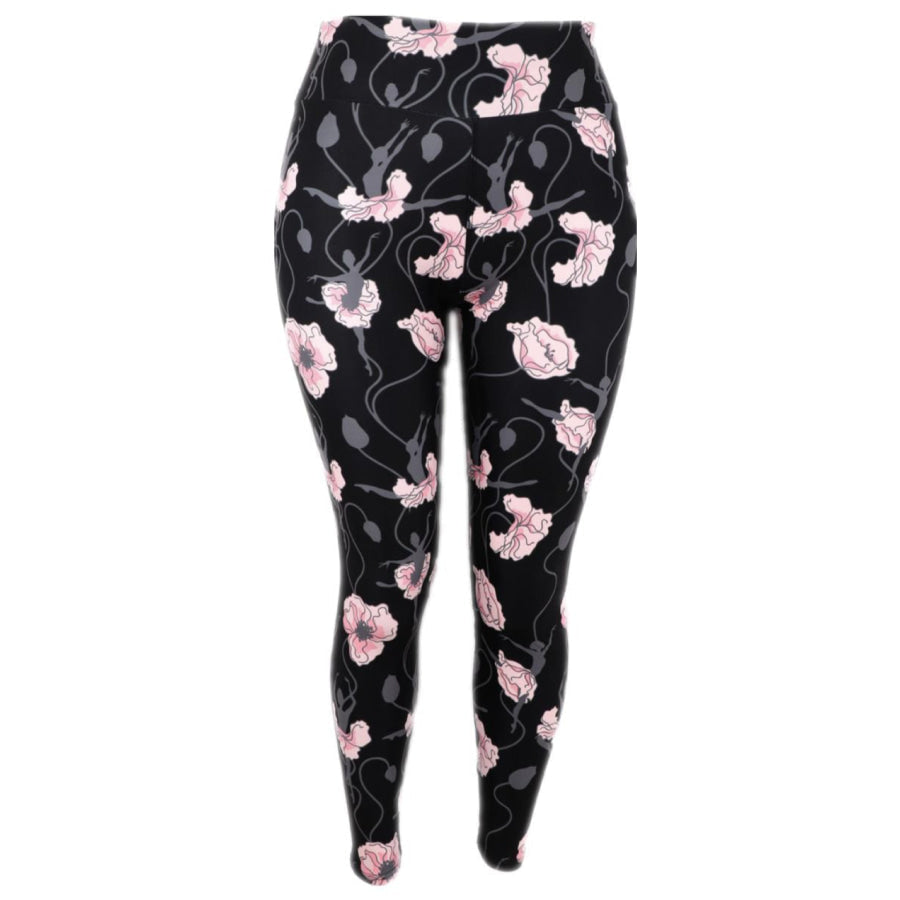 Ballet Floral Leggings OS