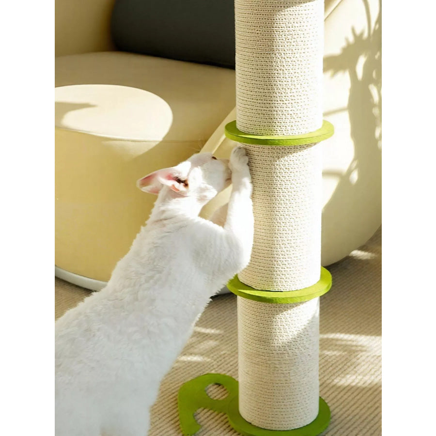 Bamboo Shaped Cat Scratching Post Lime / ONESIZE Apparel and Accessories