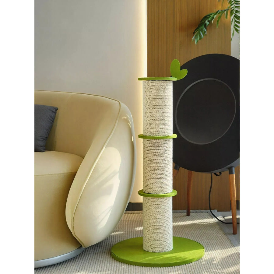 Bamboo Shaped Cat Scratching Post Lime / ONESIZE Apparel and Accessories