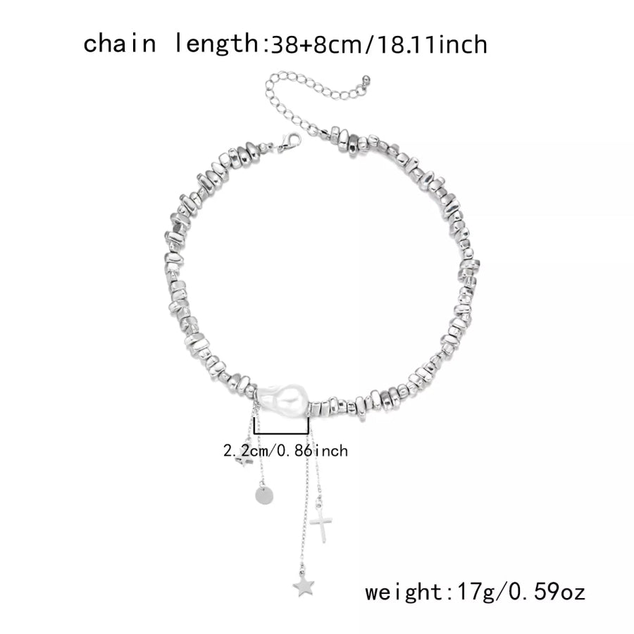 Baroque Pearl Toggle Necklace Apparel and Accessories