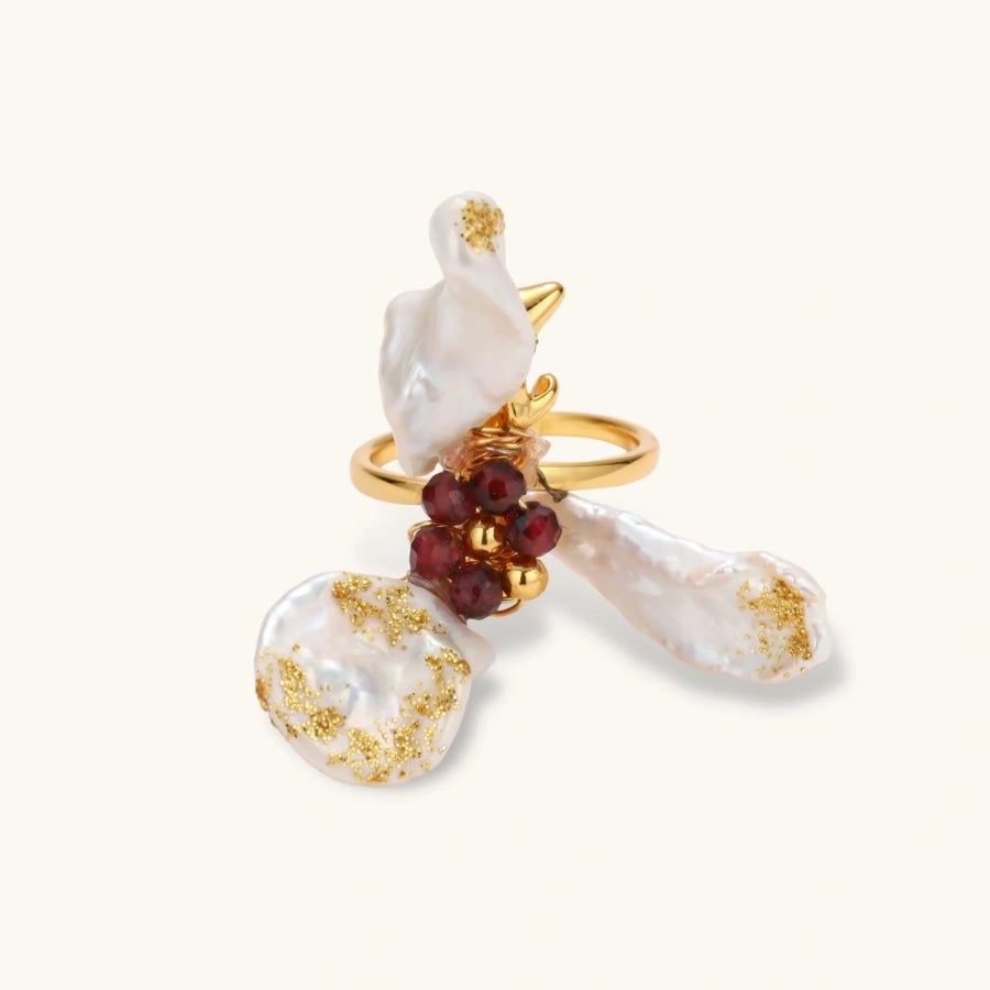 Baroque Sculpture Ring by Sandee Rain Boutique Rings