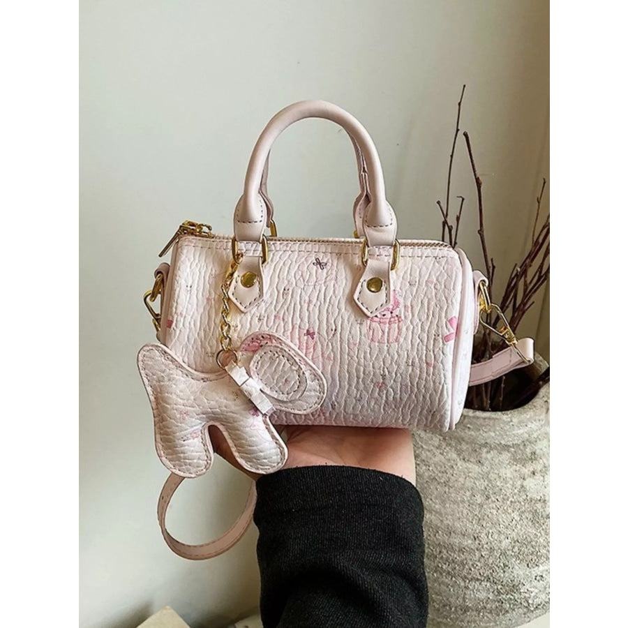 Barrel Crossbody Bag Pink / One Size Apparel and Accessories