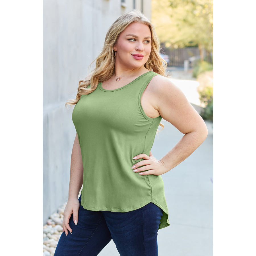 Basic Bae Bamboo Full Size Round Neck Tank Apparel and Accessories