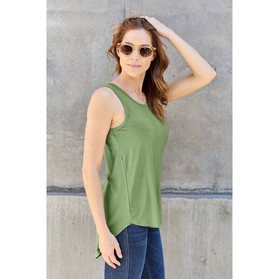 Basic Bae Bamboo Full Size Round Neck Tank Apparel and Accessories