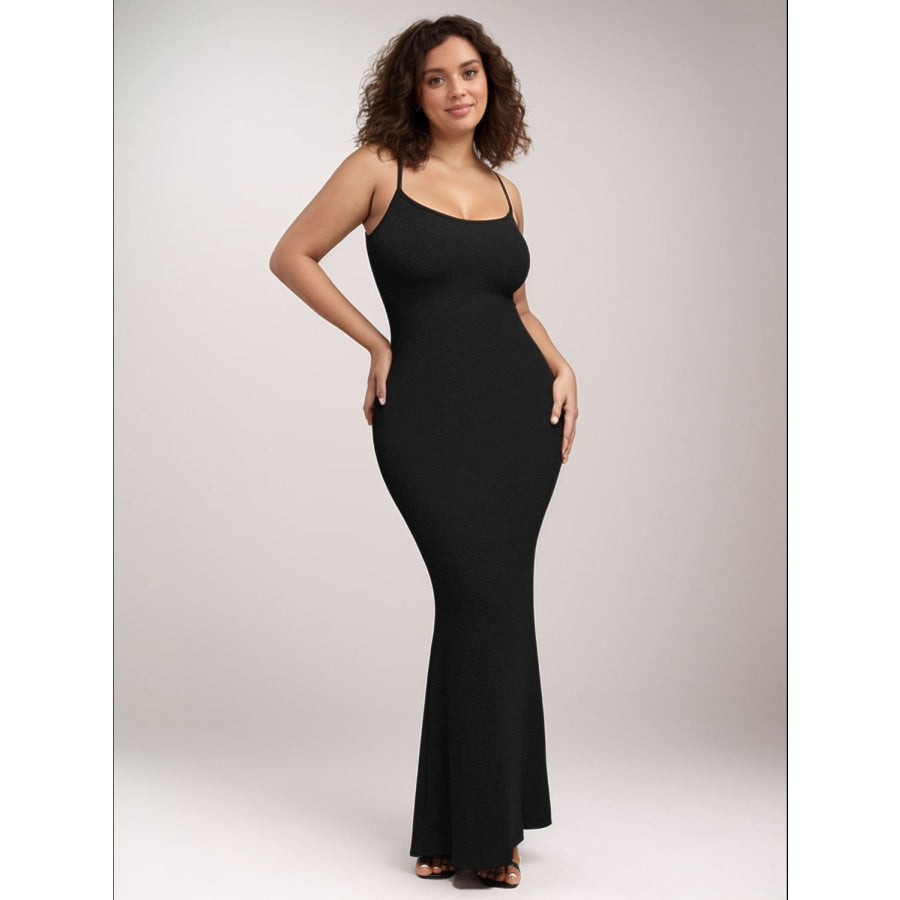 Basic Bae Built-In Shapewear Sleeveless Maxi Dress Apparel and Accessories