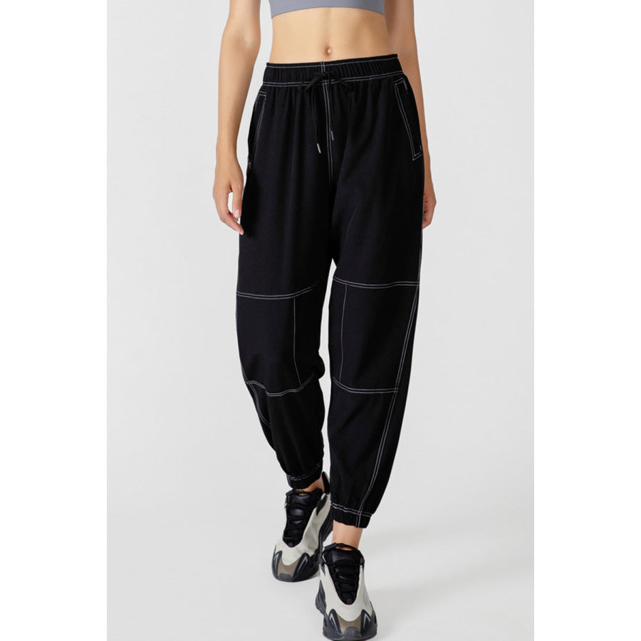 Basic Bae Drawstring Joggers with Pockets Apparel and Accessories