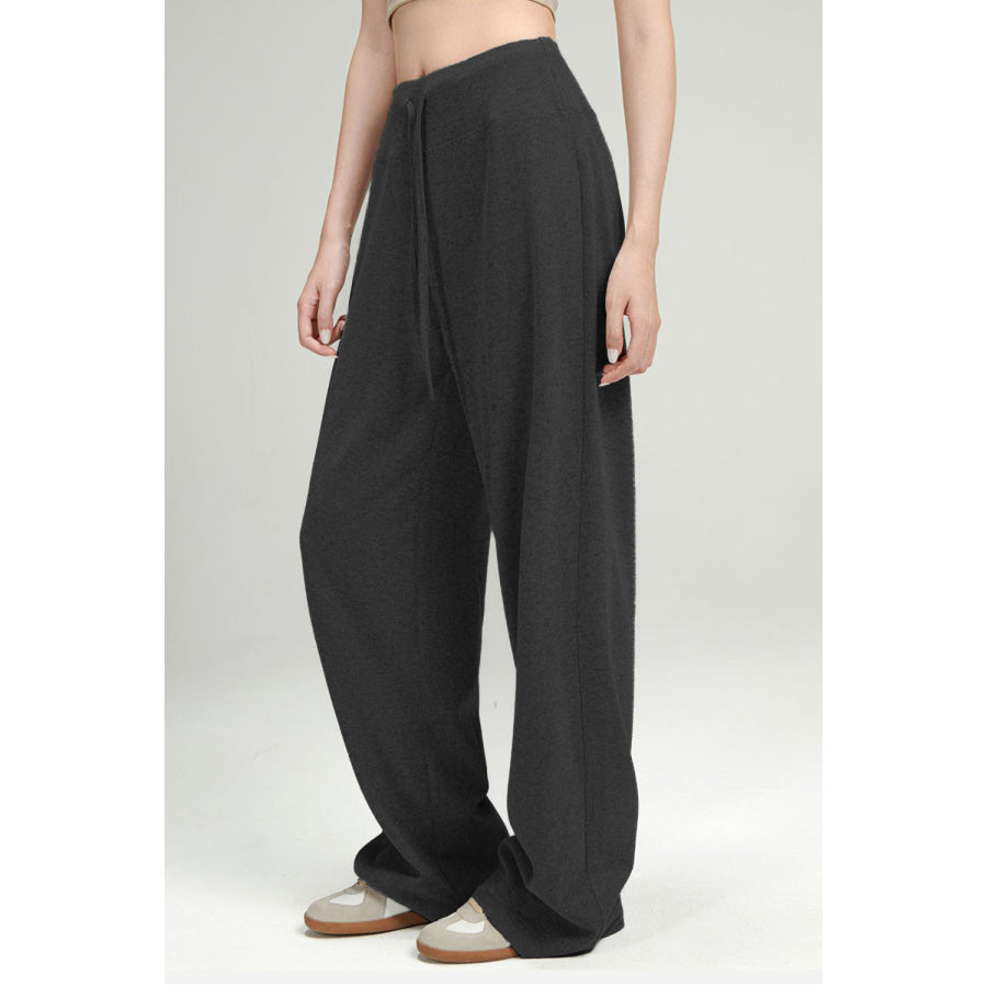 Basic Bae Drawstring Wide Leg Pants Apparel and Accessories