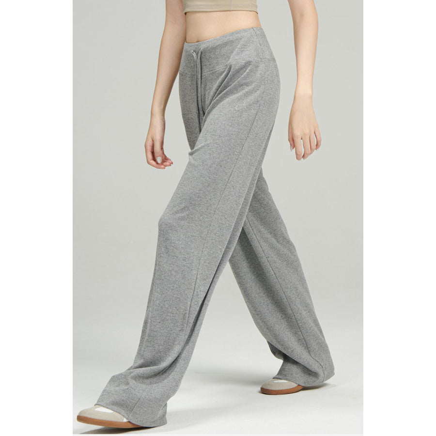 Basic Bae Drawstring Wide Leg Pants Apparel and Accessories