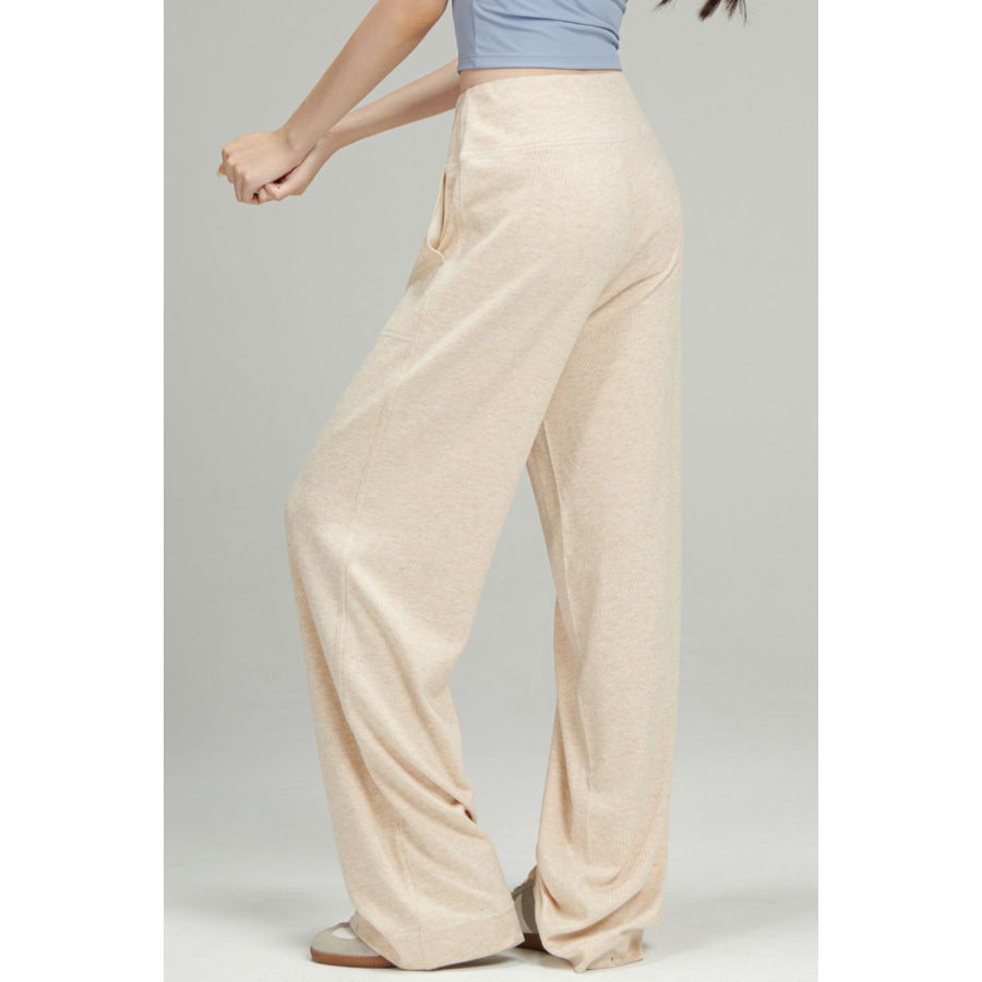 Basic Bae Drawstring Wide Leg Pants with Pockets Apparel and Accessories