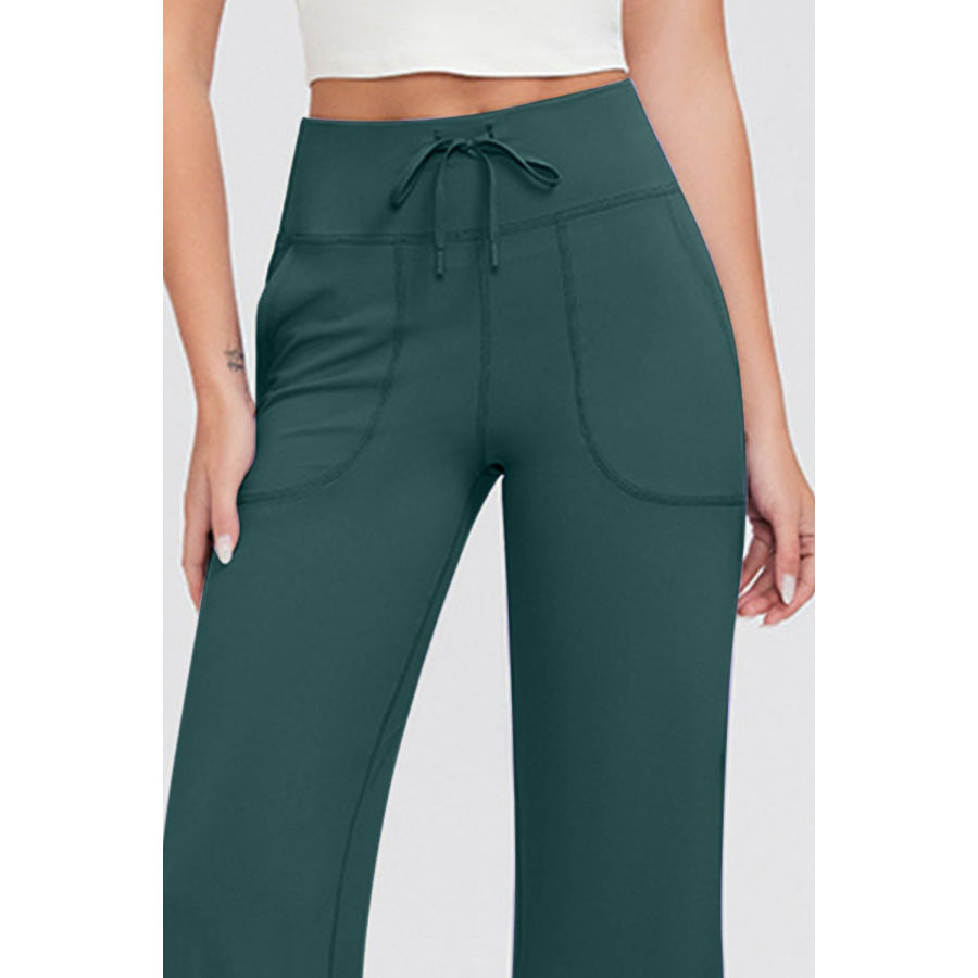 Basic Bae Full Size Drawstring High Waist Pants with Pockets Apparel and Accessories