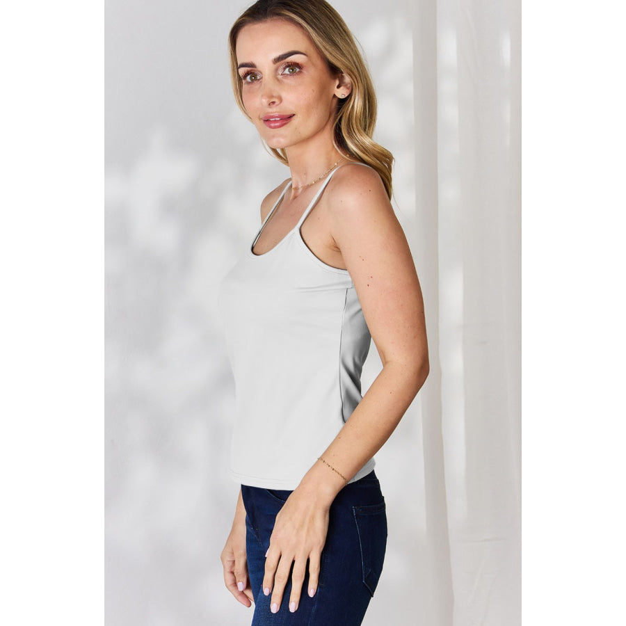 Basic Bae Full Size Round Neck Slim Cami Apparel and Accessories