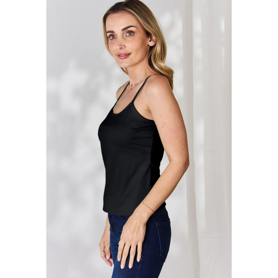 Basic Bae Full Size Round Neck Slim Cami Apparel and Accessories