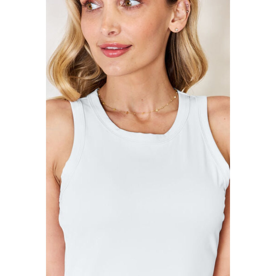 Basic Bae Full Size Round Neck Slim Tank Apparel and Accessories