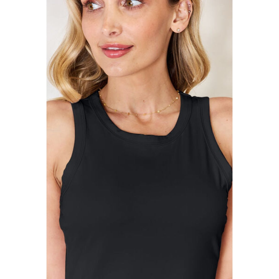 Basic Bae Full Size Round Neck Slim Tank Apparel and Accessories