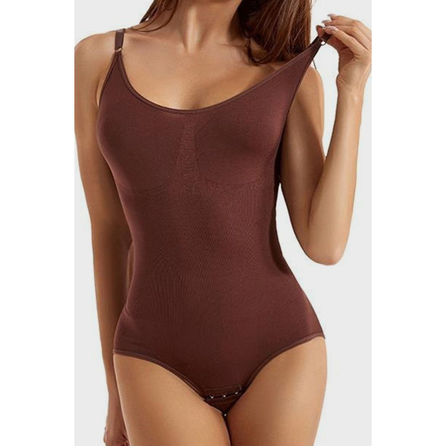 Basic Bae Full Size Scoop Neck Butt Lifting Bodysuit Apparel and Accessories