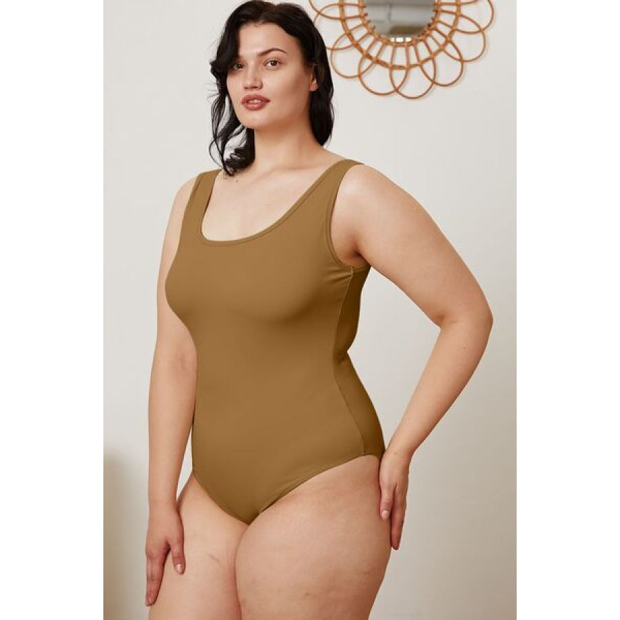 Basic Bae Full Size Square Neck Sleeveless Bodysuit Apparel and Accessories