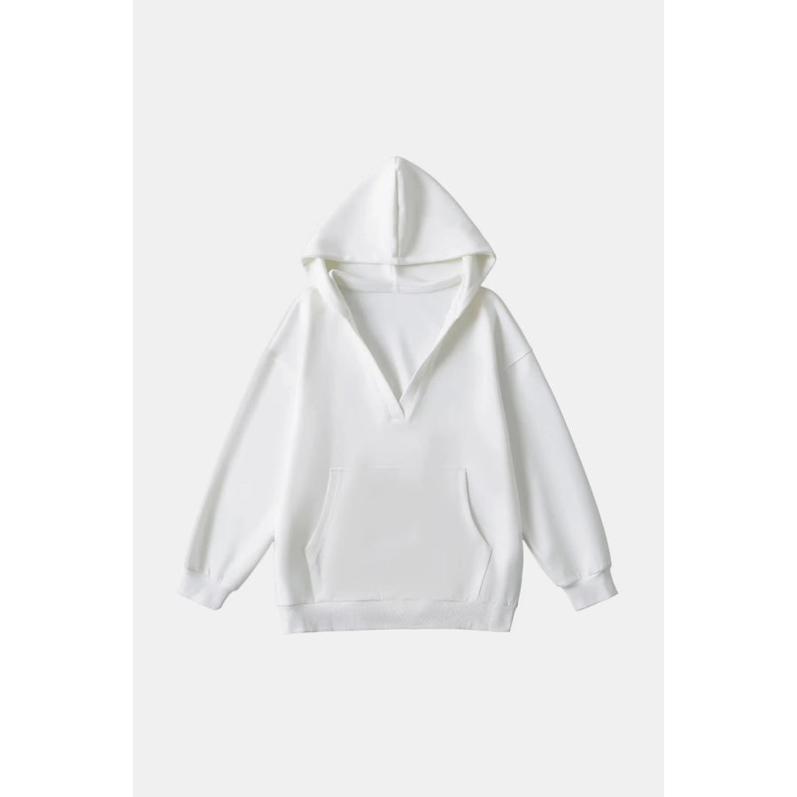 Basic Bae Kangaroo Pocket Long Sleeve Hoodie Apparel and Accessories